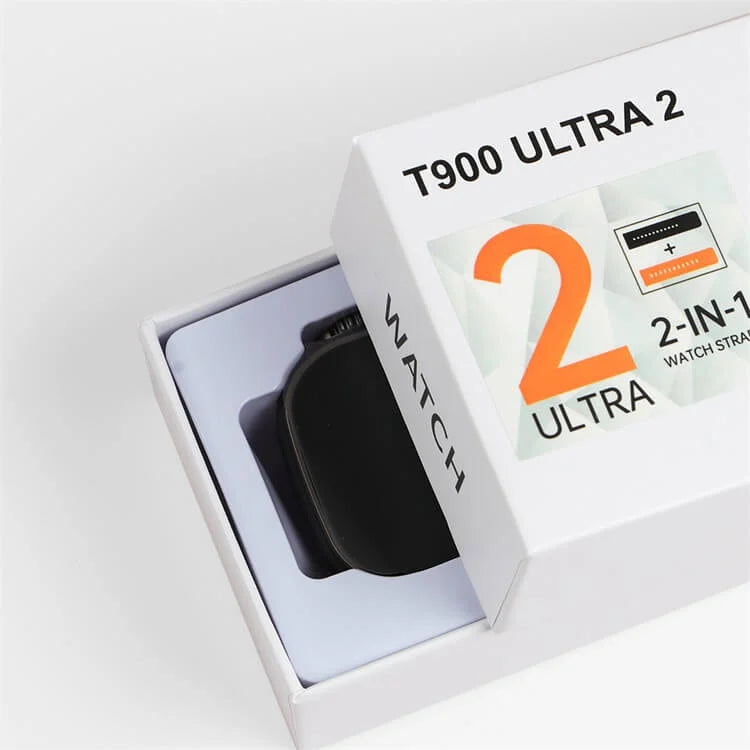 Smartwatch T900 Ultra 2, 2.3" pulgadas, 2 correas en 1