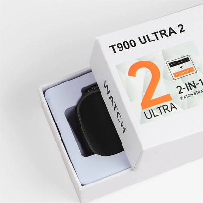 Smartwatch T900 Ultra 2, 2.3" pulgadas, 2 correas en 1