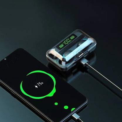 Audífonos Inalámbricos F9-5 8d Bluetooth 5.0 TWS Deportivos Ele-Gate EAR.BT.F9